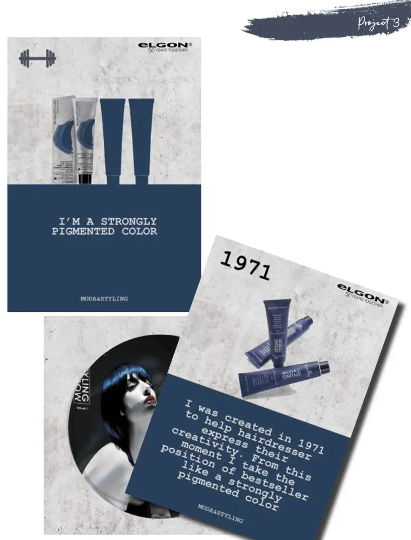 moodboard concettuale stand fieristico cosmetica